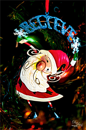 Image of a Santa Claus Christmas Ornament