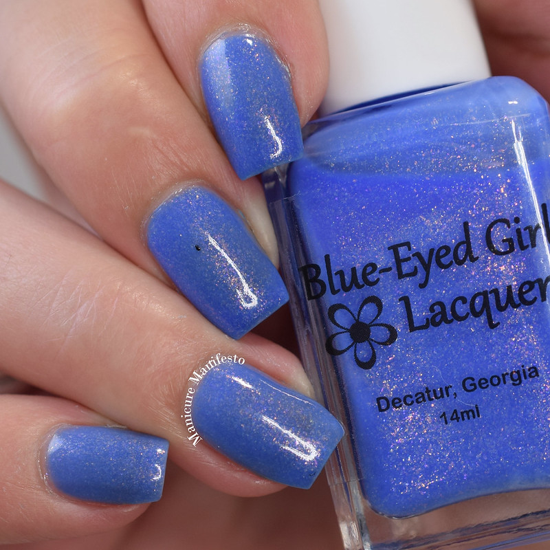 Blue Eyed Girl Lacquer The Stars Are Crystal Lights review