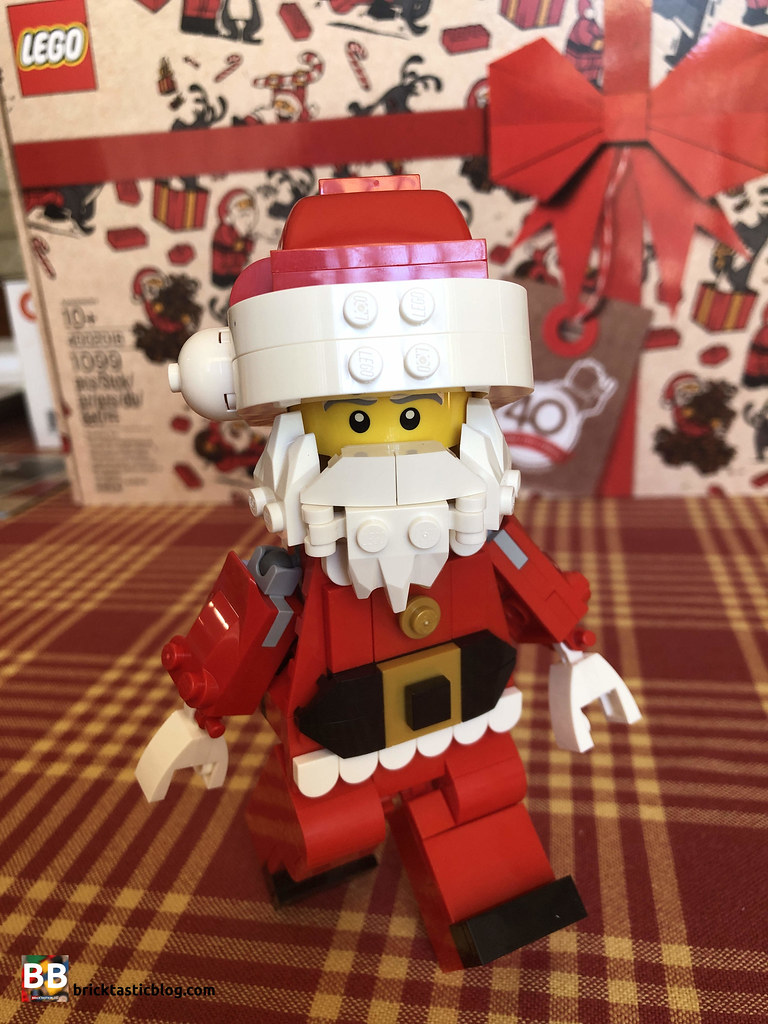 NEW LEGO 2017 WAITING FOR SANTA CLAUS  Christmas minifigure figure SUPER RARE!