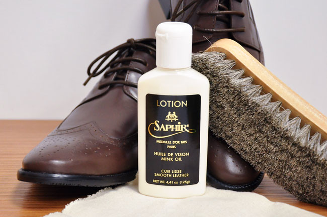 【SAPHIR莎菲爾-金質】皮革貂油保養乳-皮包清潔保養 皮靴清潔保養