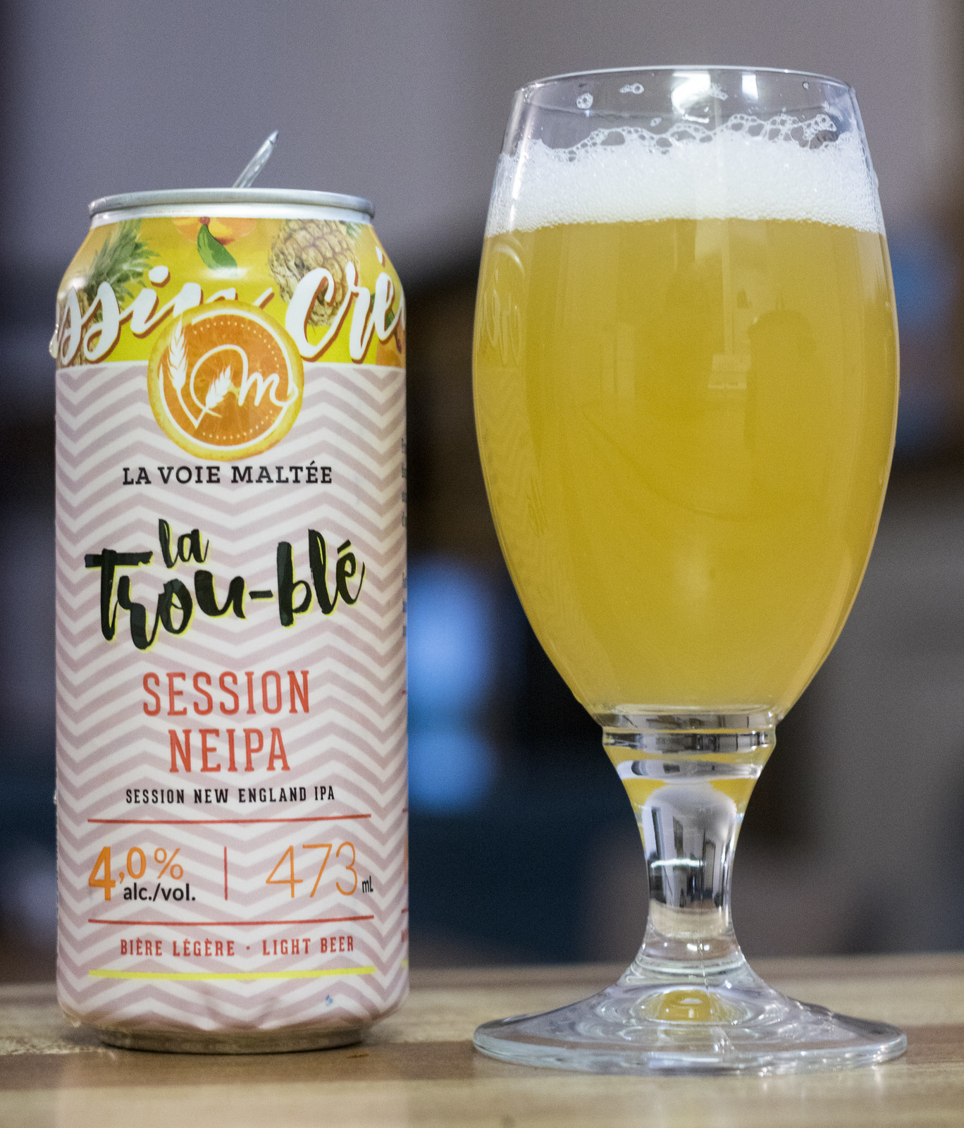 Review: La Voie Maltée La Trou-blé Session NEIPA - BeerCrank.ca