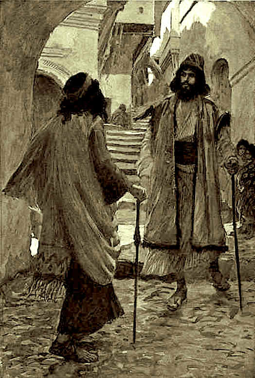 Встреча пророка Самуила и Саула.