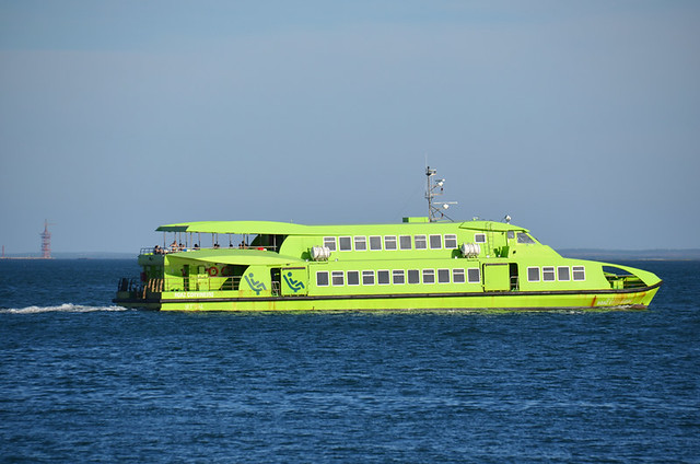 Ferry to Troia, Portugal