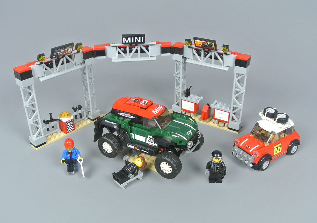 LEGO 75894 1967 Mini Cooper S Rally and 2018 MINI Cooper Works Buggy review | Brickset