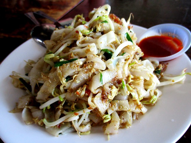 Sambal fried kway teow without soy sauce