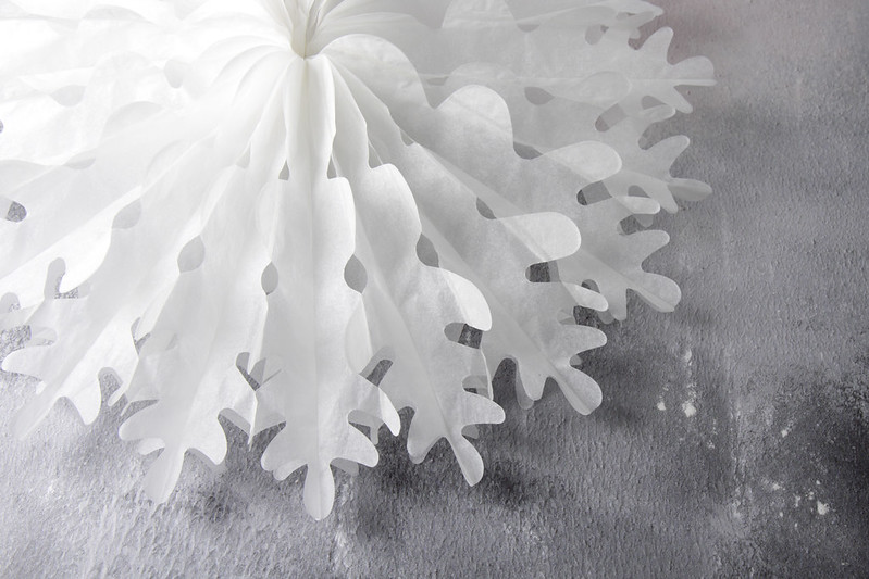 Paper snowflake decoration