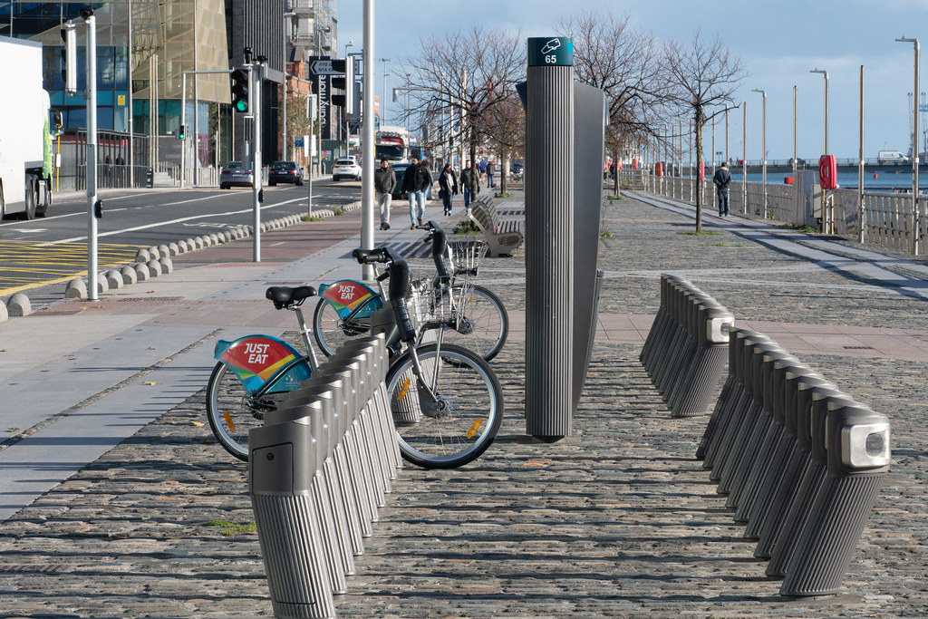 DUBLINBIKES DOCKING STATION 65 AT THE CONVENTION CENTRE  002