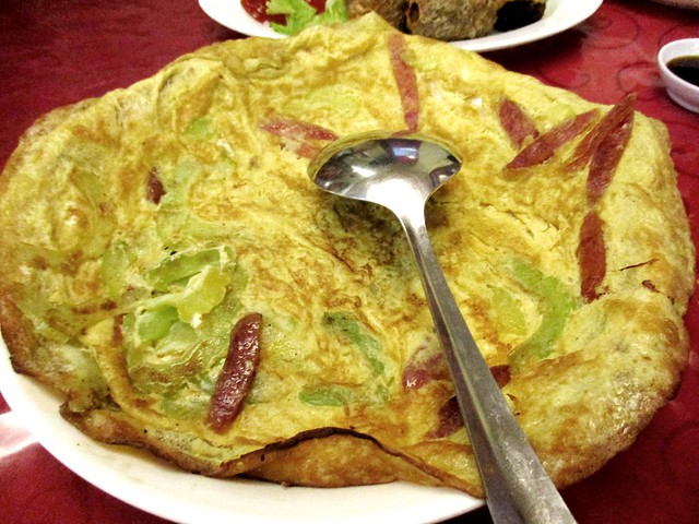 A-Plus bitter gourd lap cheang omelette