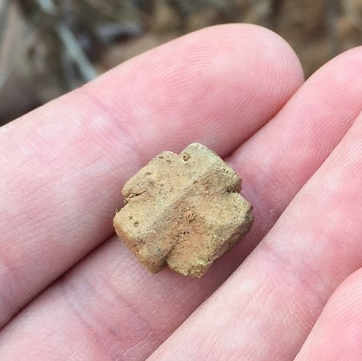 Here's a maltese fairy stone I found at Fairy Stone State Park in Virginia, you can see the natural variety are much smaller