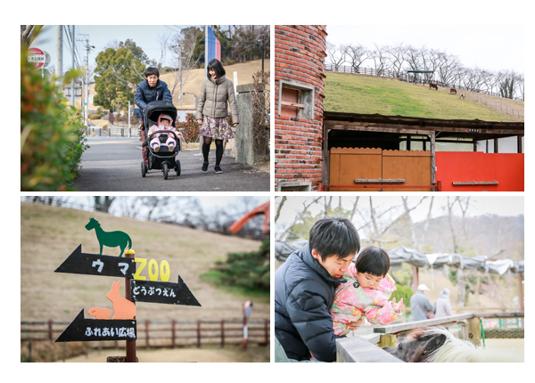 鞍ヶ池（愛知県豊田市）で家族写真のロケーション撮影