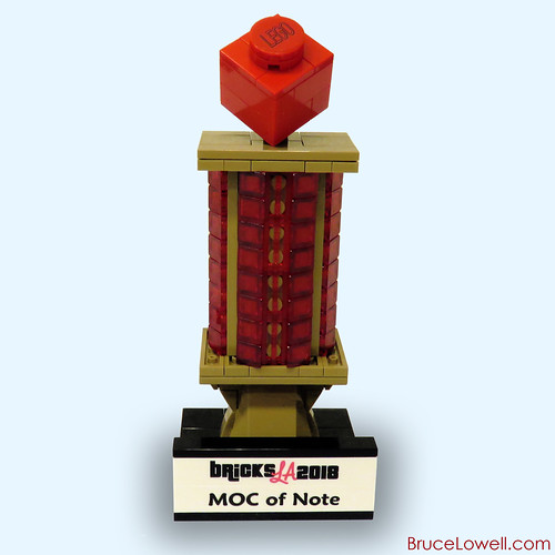 LEGO BricksLA 2018 MOC of Note Trophy