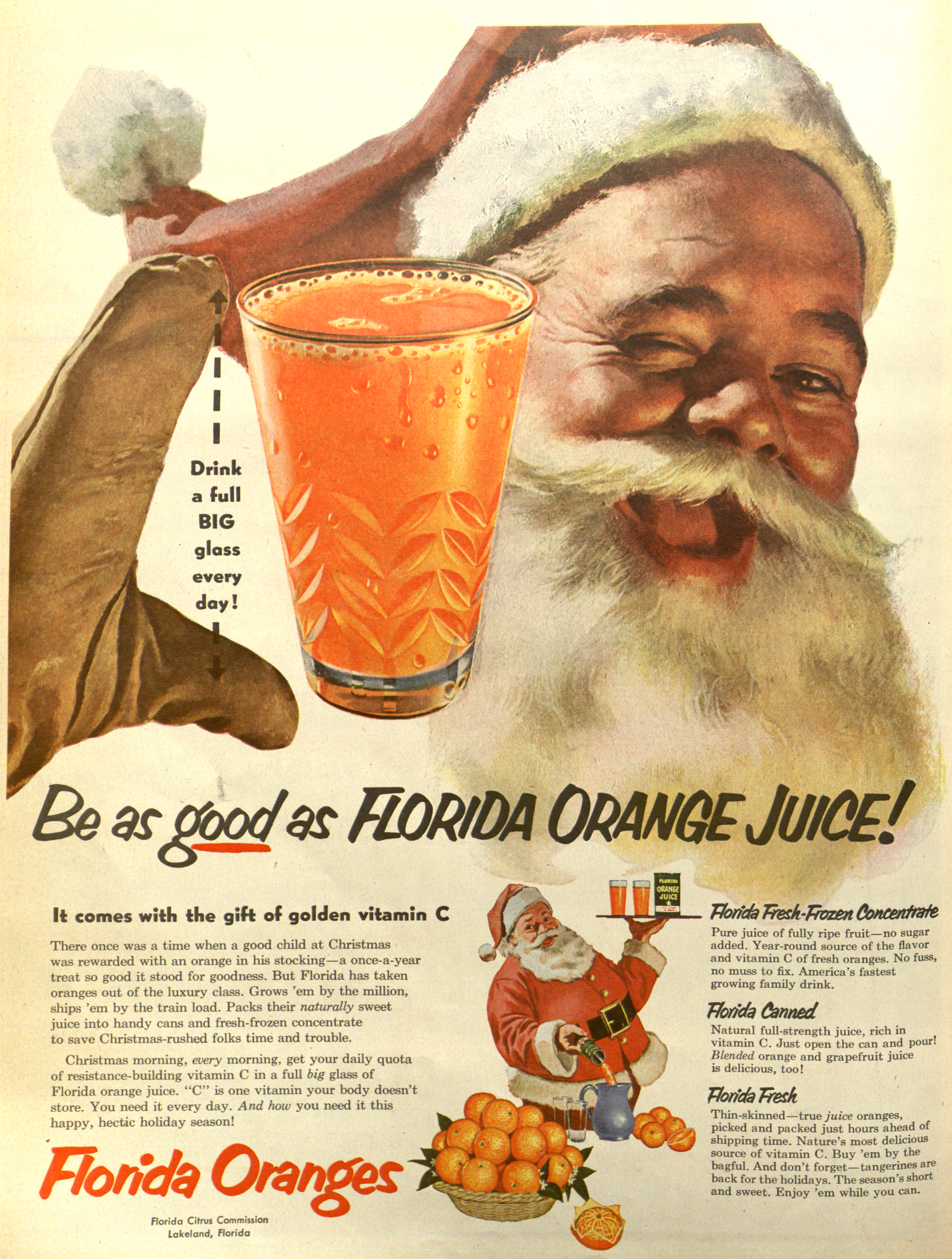 Florida Citrus Commission - published in Life - December 21, 1953
