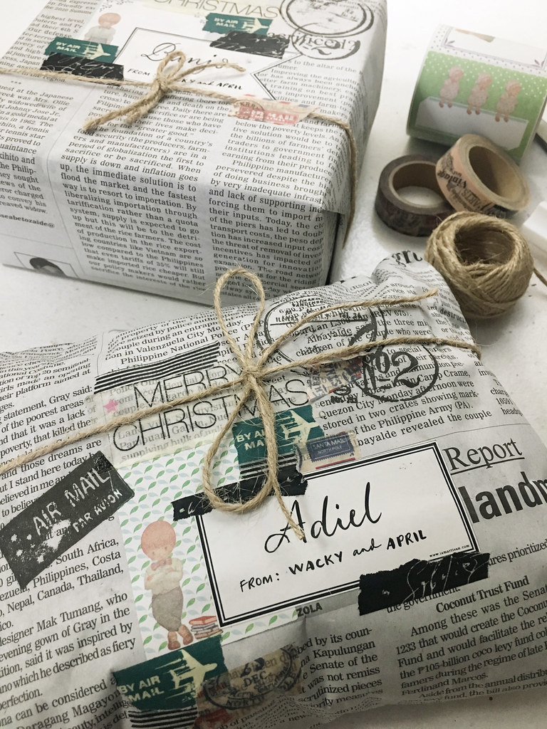 Gift Wrapping Using Newspaper – iamartisan