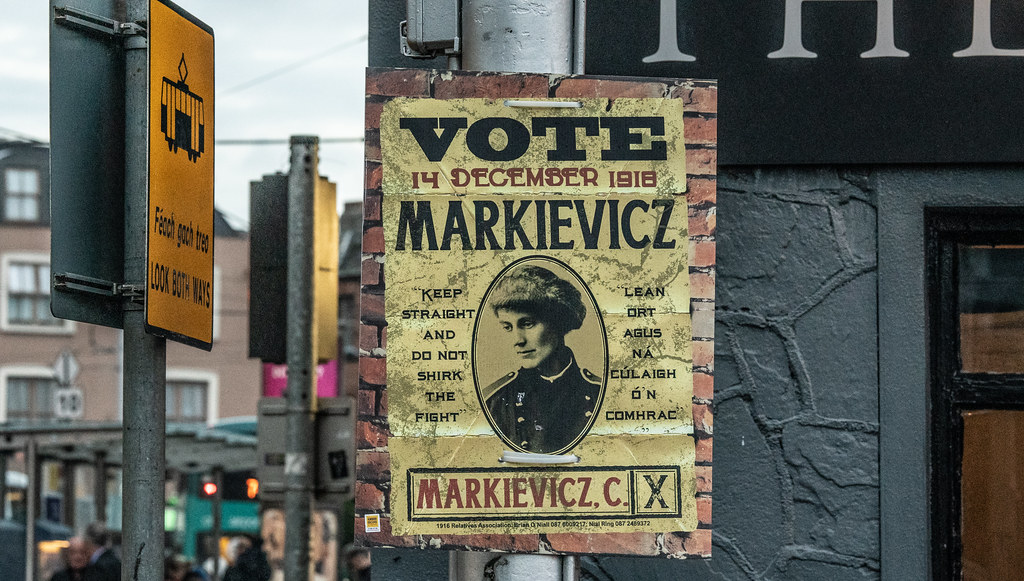 VOTE FOR MARKIEVICZ 14 DECEMBER 1918 [REPRODUCTION POSTER]