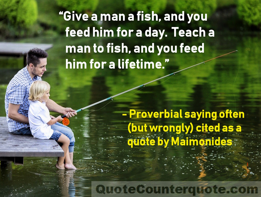 teach a man to fish quote