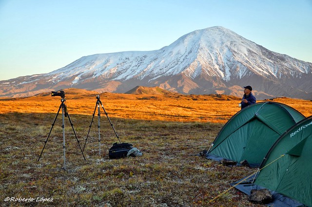 Campamento en Kamchatka