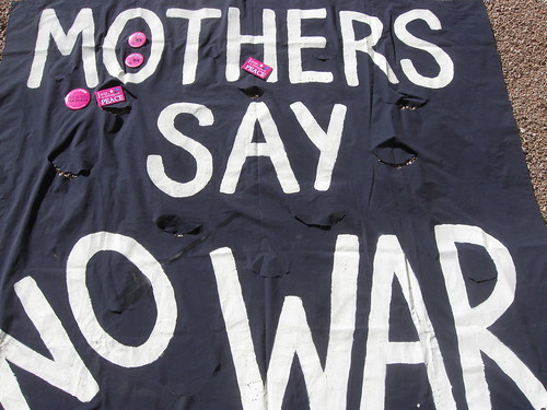 Mothers Say no more WARS!! Stop the war games with Iran!