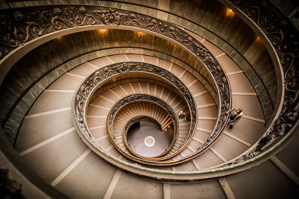 Image result for spiral staircase vatican