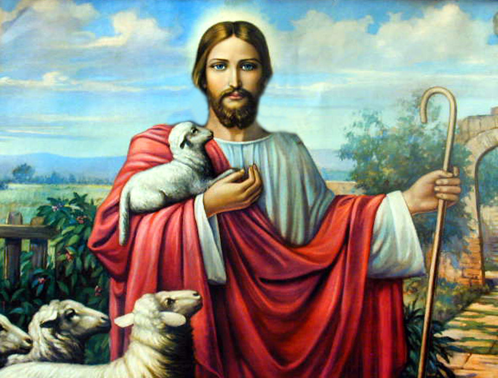Jesus and Lambs