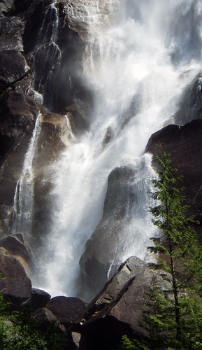 Shannon Falls on the Sea to Sky Highway just out of Squamish, BC