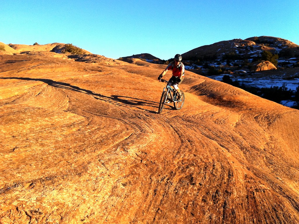 Slickrock Bike Trail, Moab, Utah, USA