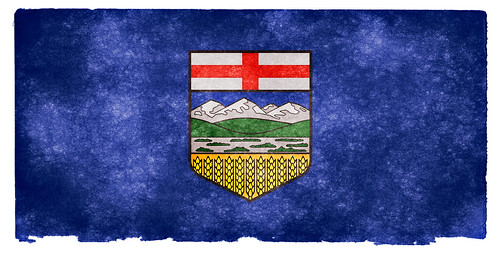 Alberta Grunge Flag