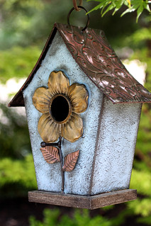 flower bird house 2 | Lisa Towery | Flickr