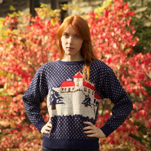 Winter Scene Sweater | available here | Lara Kaluza | Flickr