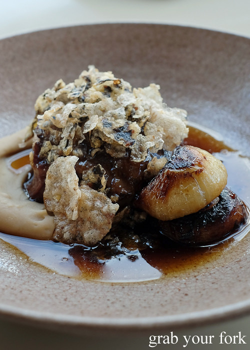 Slow cooked Black Angus beef cheek at Bennelong Restaurant Sydney