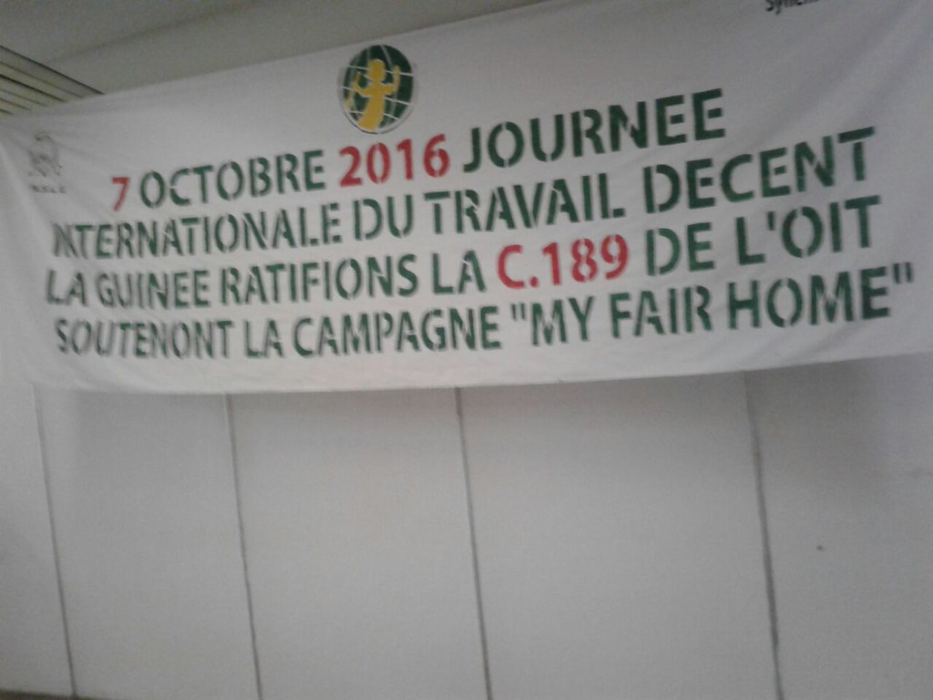 2016-10-7 Guinea: SYNEM Celebration of the World Day for Decent Work