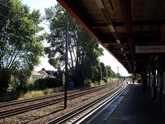 View from the platform at Upminster Bridge