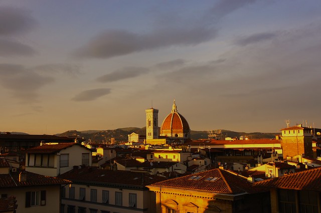 Florence twilight.