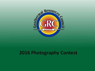 GRC 2016 - 37th Amateur Geothermal Photo Contest