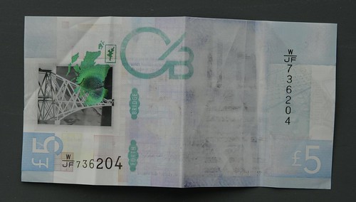 Polymer note rubbed off with eraser