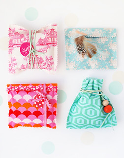 Make Me: Fabric Gift Bags | Today on decor8 | decor8 holly | Flickr