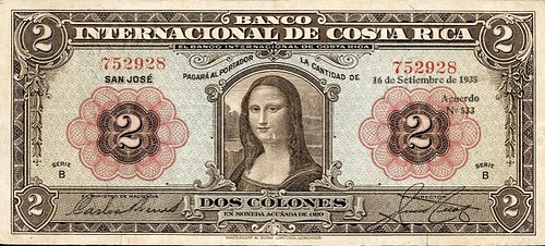 Lot 166 Costa Rica 2 Colones 16.9.1935