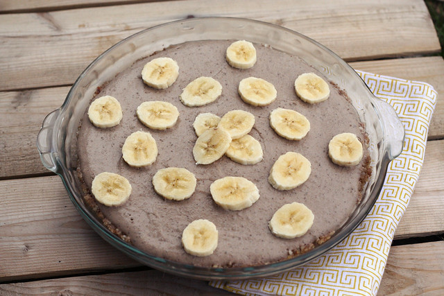 No-Bake Banana Cream Pie - Gluten-free + Vegan