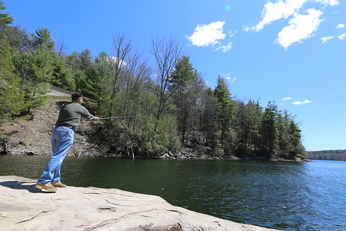 Fishing at Rondout Reservoir