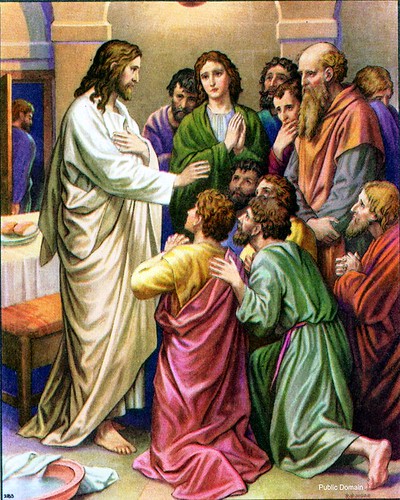 NT179.Jesus in upper room | Bible drawings by Otto Semler an… | Flickr