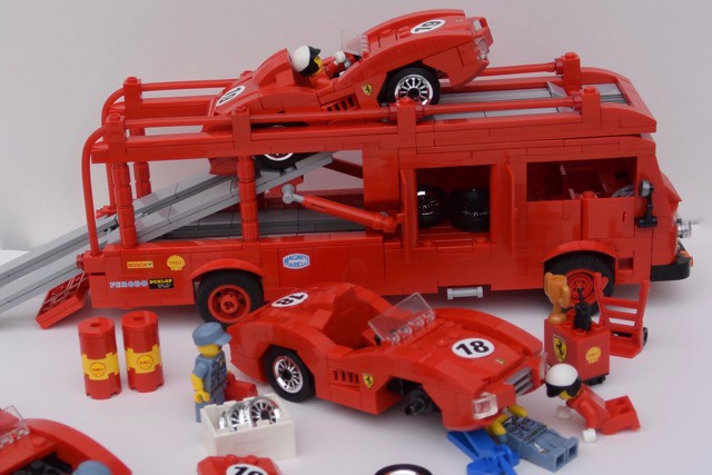 #Lego #Ferrari racing team from the fifties