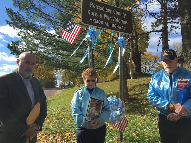 Rensselaer County Korean War Veterans Memorial Highway Marker Re-dedication Ceremony