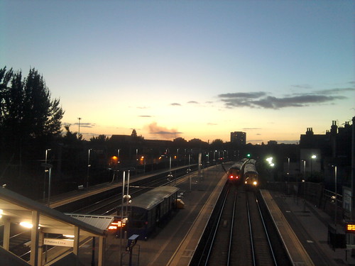 Sunset over West Hampstead