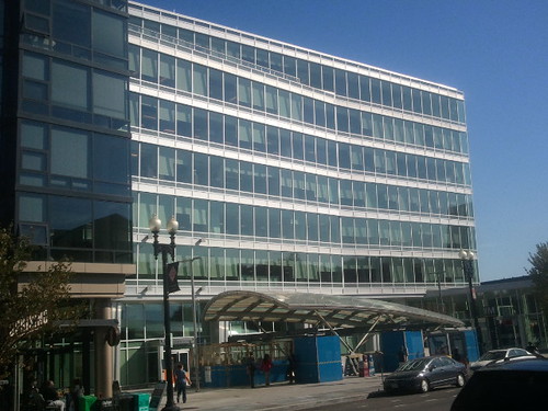 Building at the 7th Street NW-Shaw Metrorail station, 7th Street NW