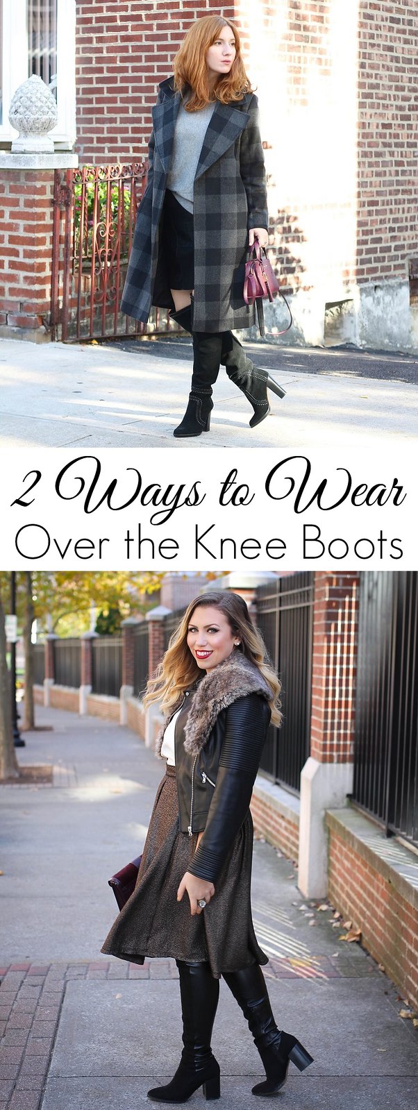 2 Ways to Wear Over the Knee Boots