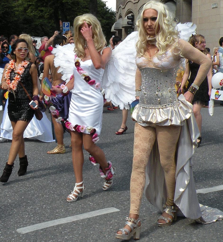 Pride Crossdressers Crossdressers Taking Part In Stockholm Flickr