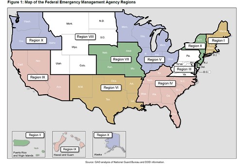 Figure 1: Map of the Federal Emergency Management Agency R… | Flickr