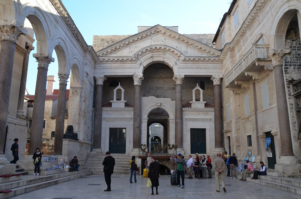 Peristyle of Diocletian's Palace, Split