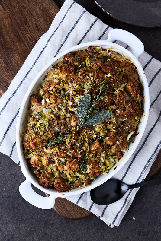 Paleo Sausage and Herb Bread Stuffing