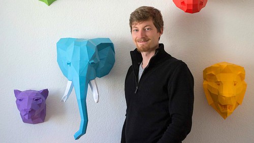 3D Big Game Trophy Paper Sculptures / Wolfram Kampffmeyer