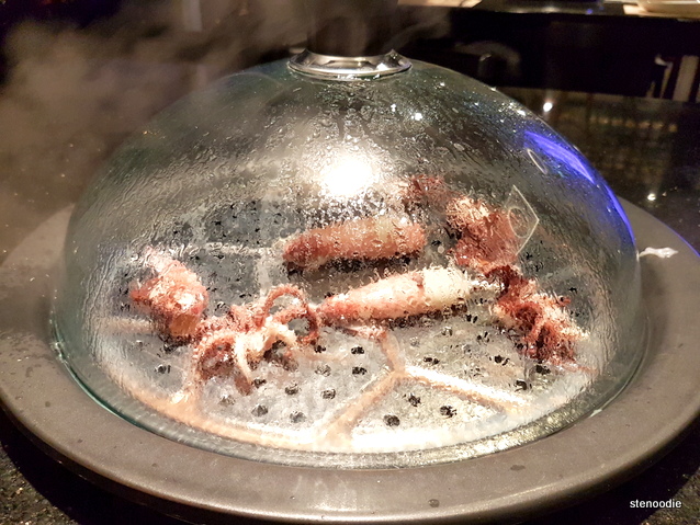 Vietnamese Cuttlefish in steamer